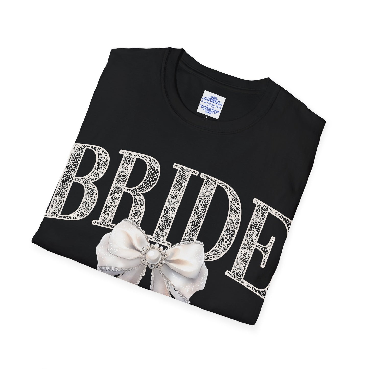 LACE BRIDE WITH PEARL BOW T-SHIRT