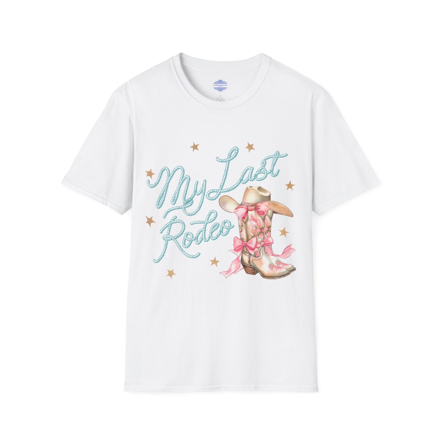 MY LAST RODEO BRIDE HENS T-SHIRT