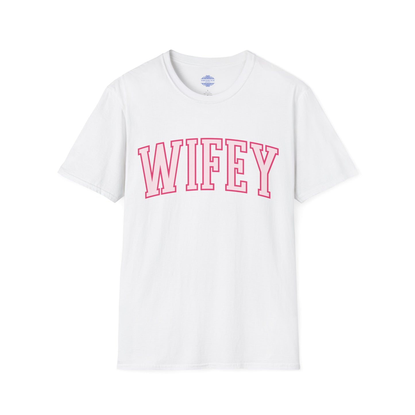 WIFEY VARSITY T-SHIRT PINK