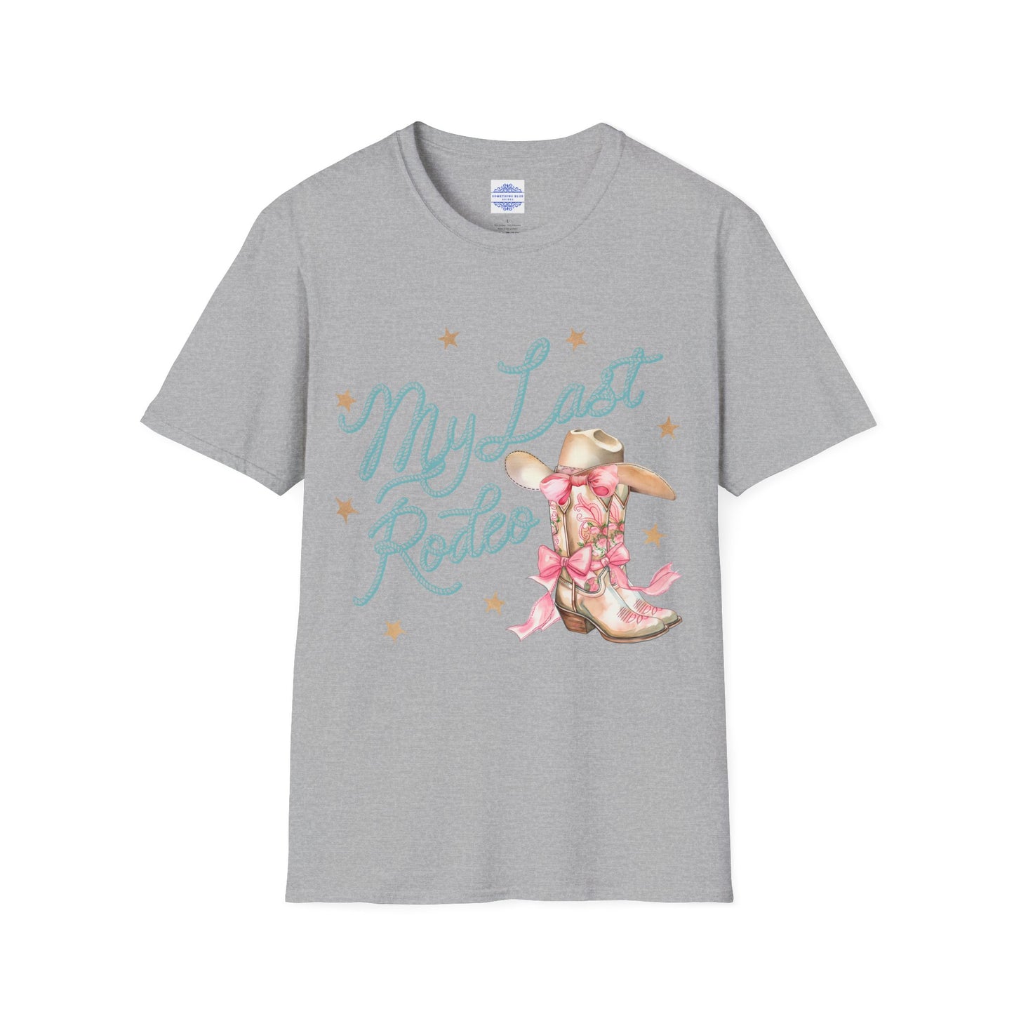 MY LAST RODEO BRIDE HENS T-SHIRT