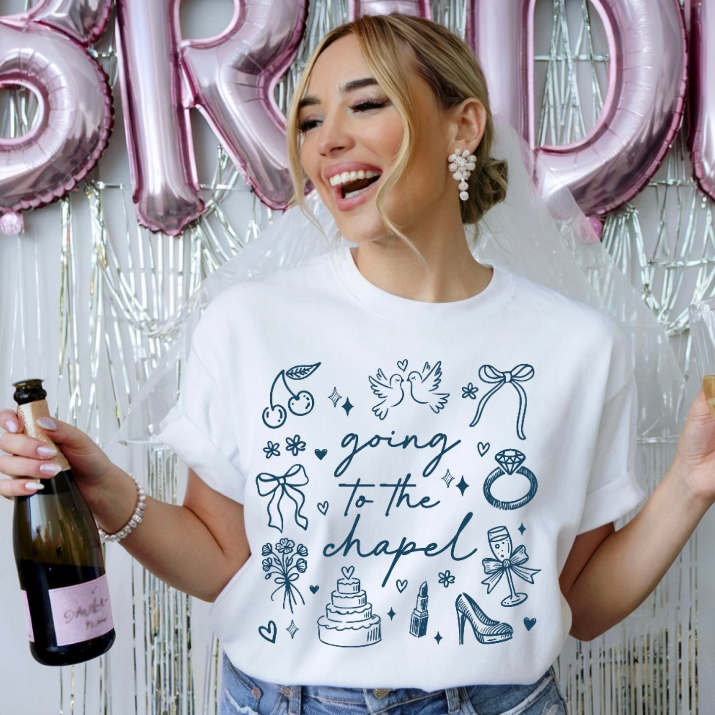 GOING TO THE CHAPEL T-SHIRT BLUE