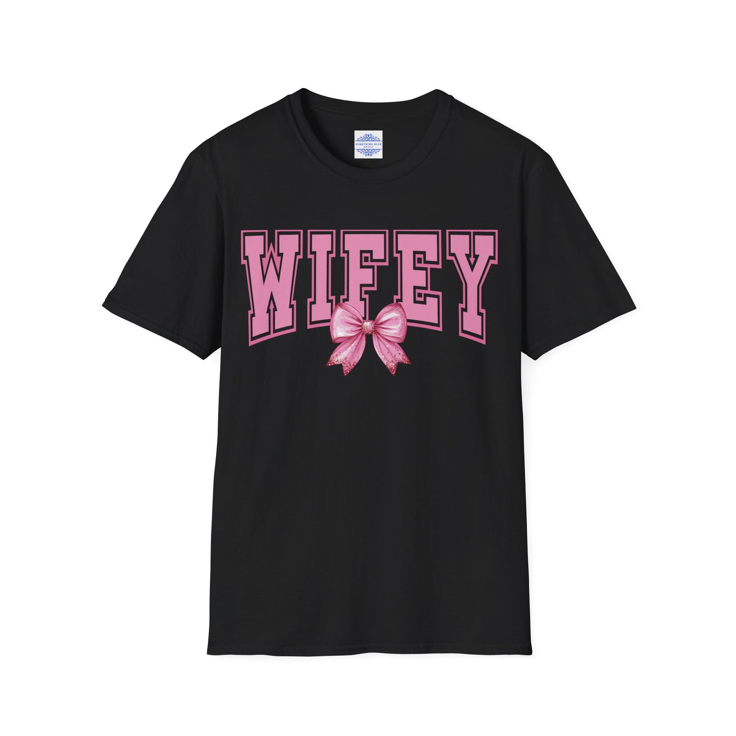 WIFEY COQUETTE VARSITY T-SHIRT WITH CUTE BOW