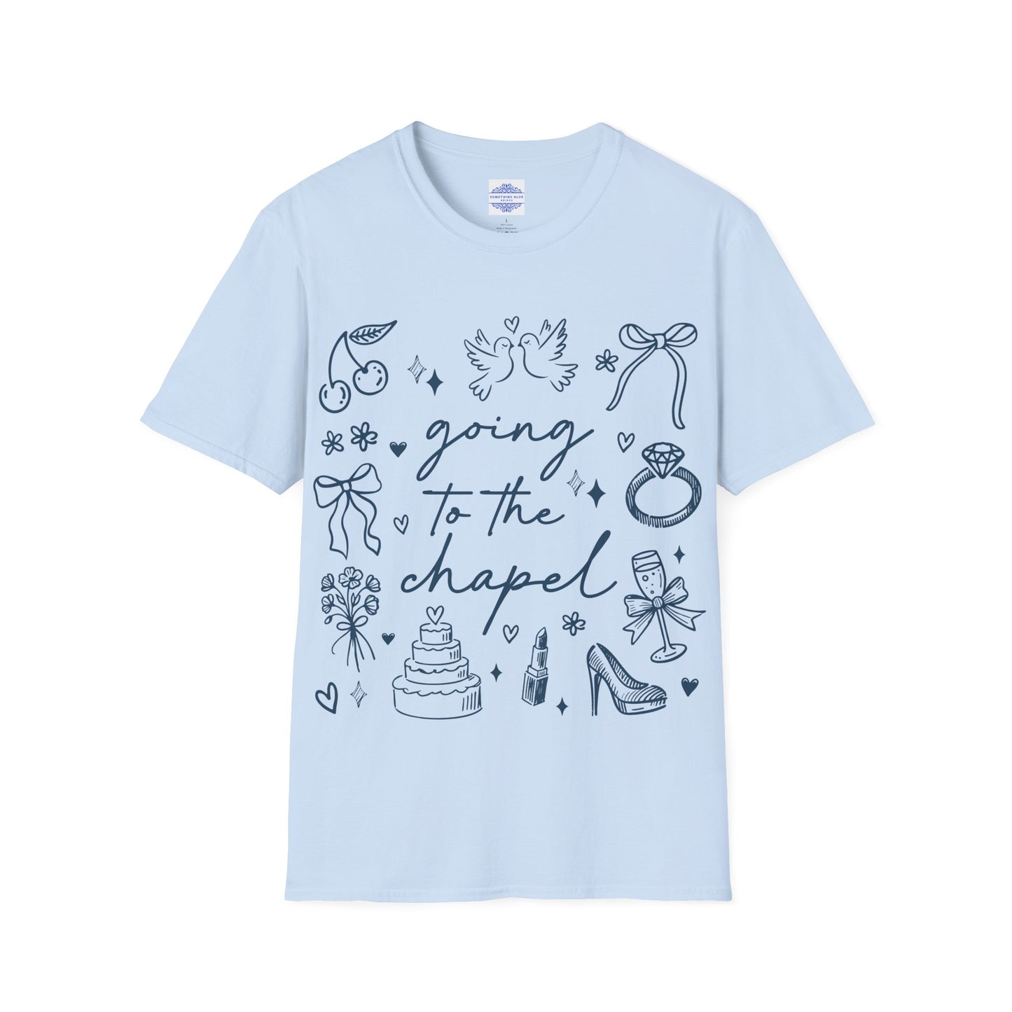 GOING TO THE CHAPEL T-SHIRT BLUE