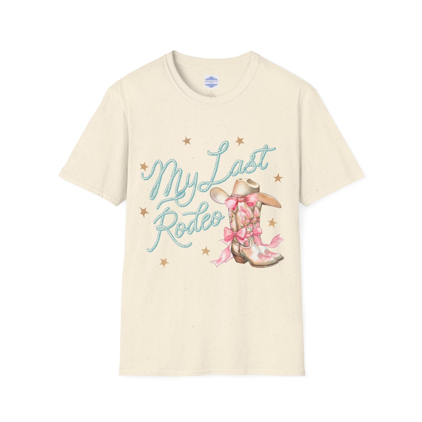 MY LAST RODEO BRIDE HENS T-SHIRT