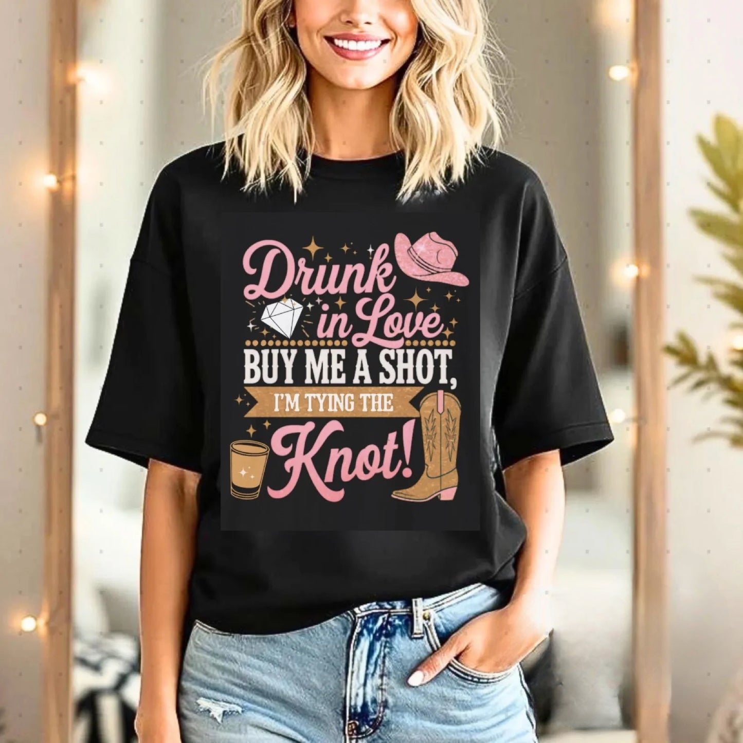 BUY ME A SHOT, I'M TYING THE KNOT T-SHIRT