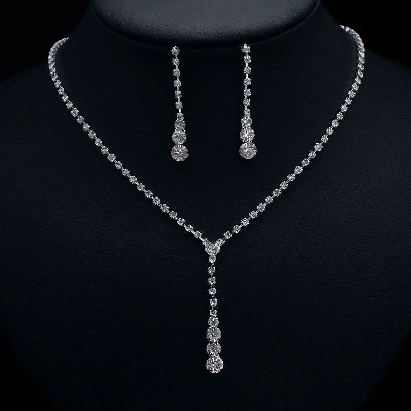 TIFFANY SILVER 3-PIECE DELUXE CRYSTAL SET
