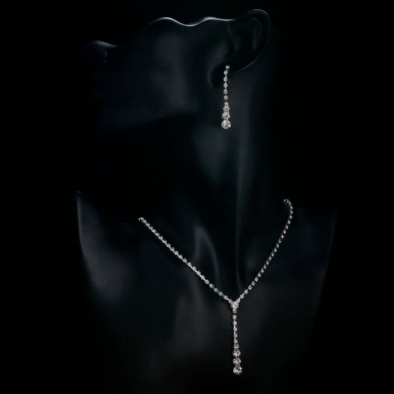 TIFFANY SILVER 3-PIECE DELUXE CRYSTAL SET