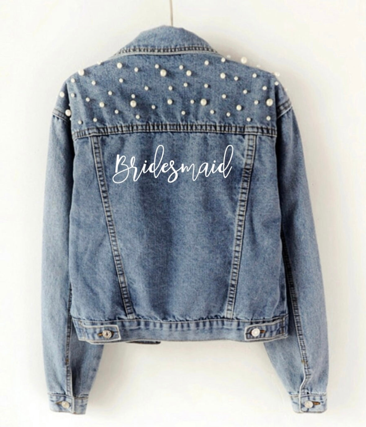 PEARL BRIDESMAID DENIM JACKET