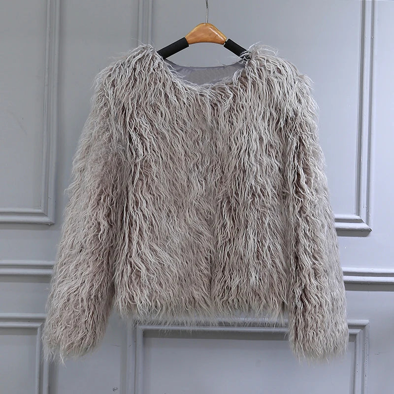 GIGI SHAGGY OVERSIZED JACKET IN 8 COLOURS