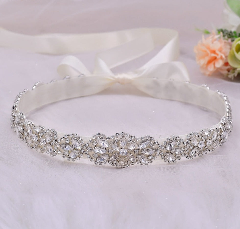 MARGOT LUXURY HANDCRAFTED BEADED CRYSTAL BELT