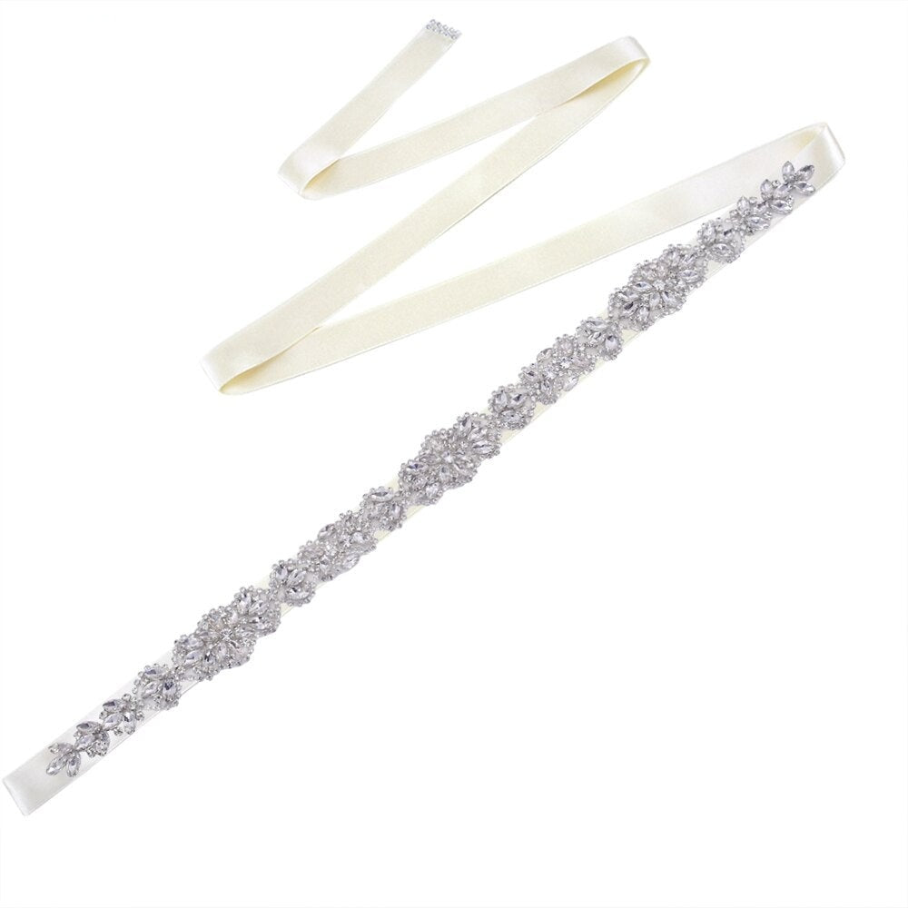 MARGOT LUXURY HANDCRAFTED BEADED CRYSTAL BELT