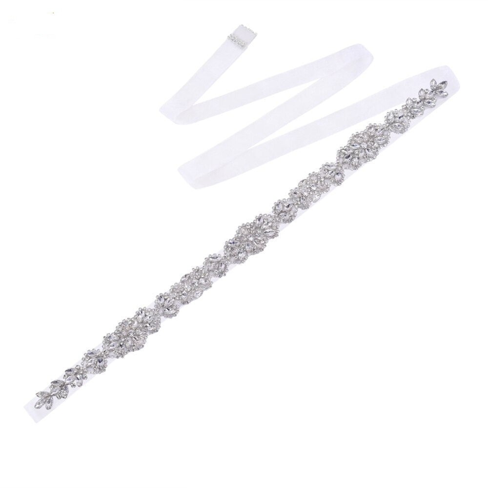 MARGOT LUXURY HANDCRAFTED BEADED CRYSTAL BELT