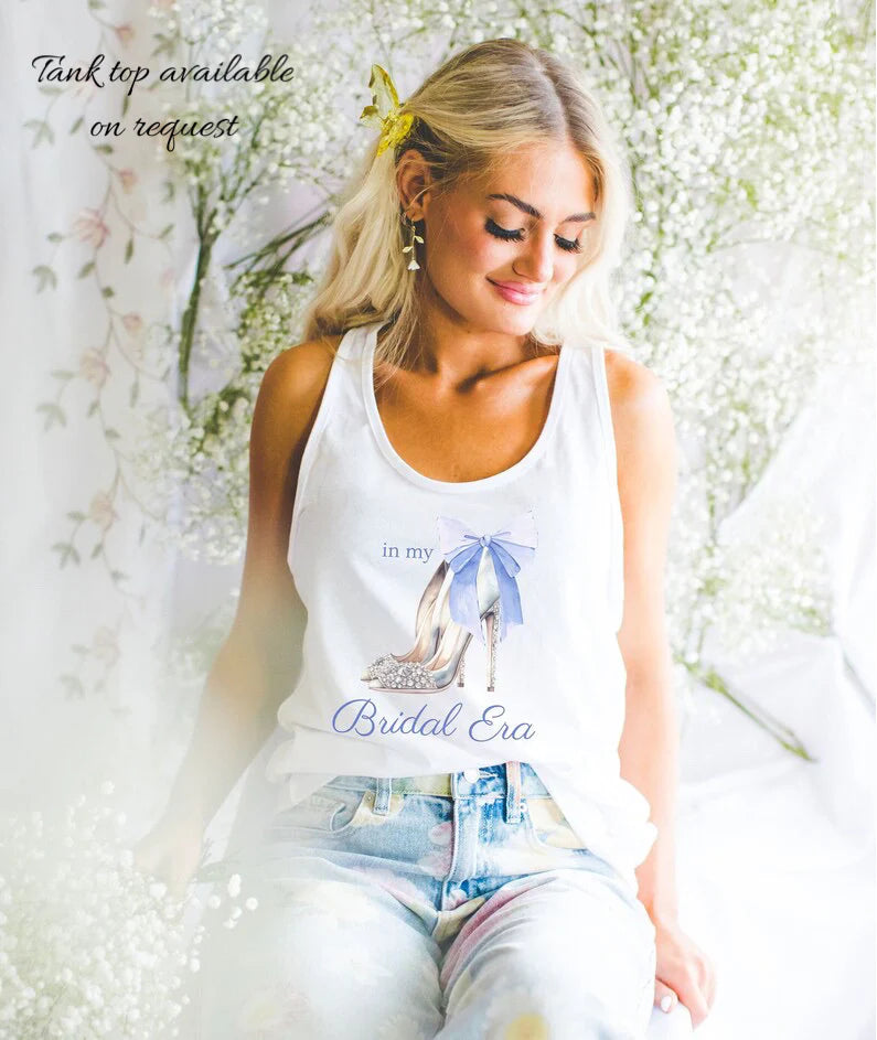 IN MY BRIDAL ERA BLUE HENS T-SHIRT