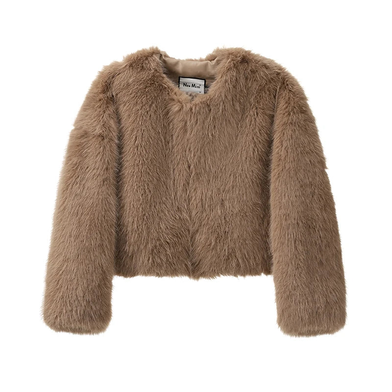 COCO CROPPED FAUX FUR JACKET IN 5 GORGEOUS COLOURS