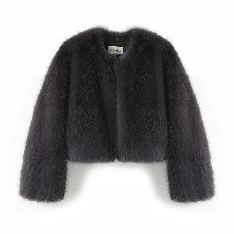 COCO CROPPED FAUX FUR JACKET IN 5 GORGEOUS COLOURS