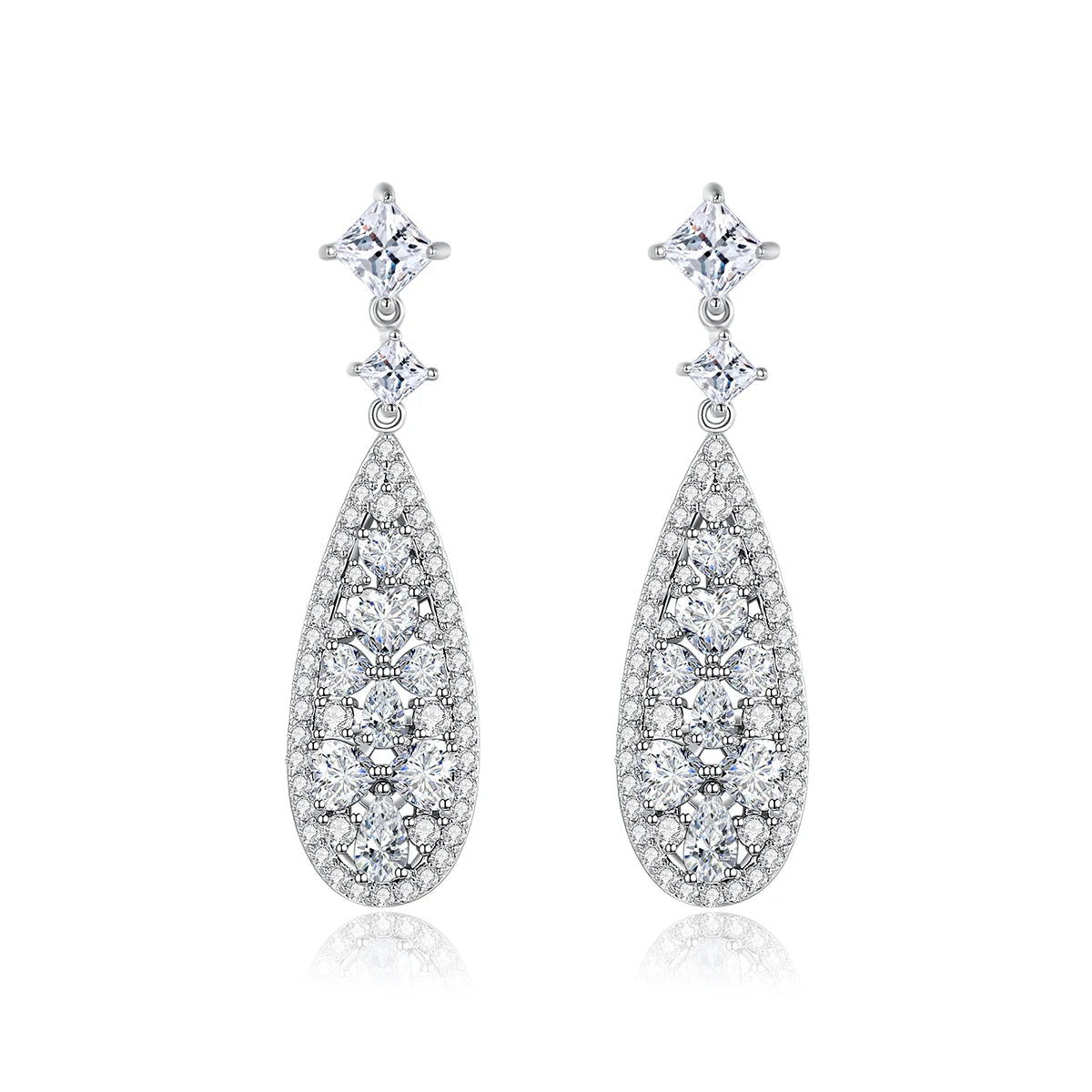 SIA LUXURY SIMULATED DIAMOND EARRINGS