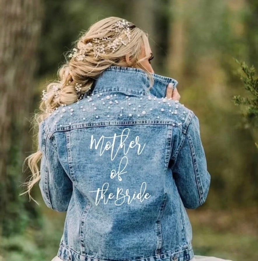 PEARL MAID OF HONOUR & MOTHER OF THE BRIDE/GROOM DENIM JACKET