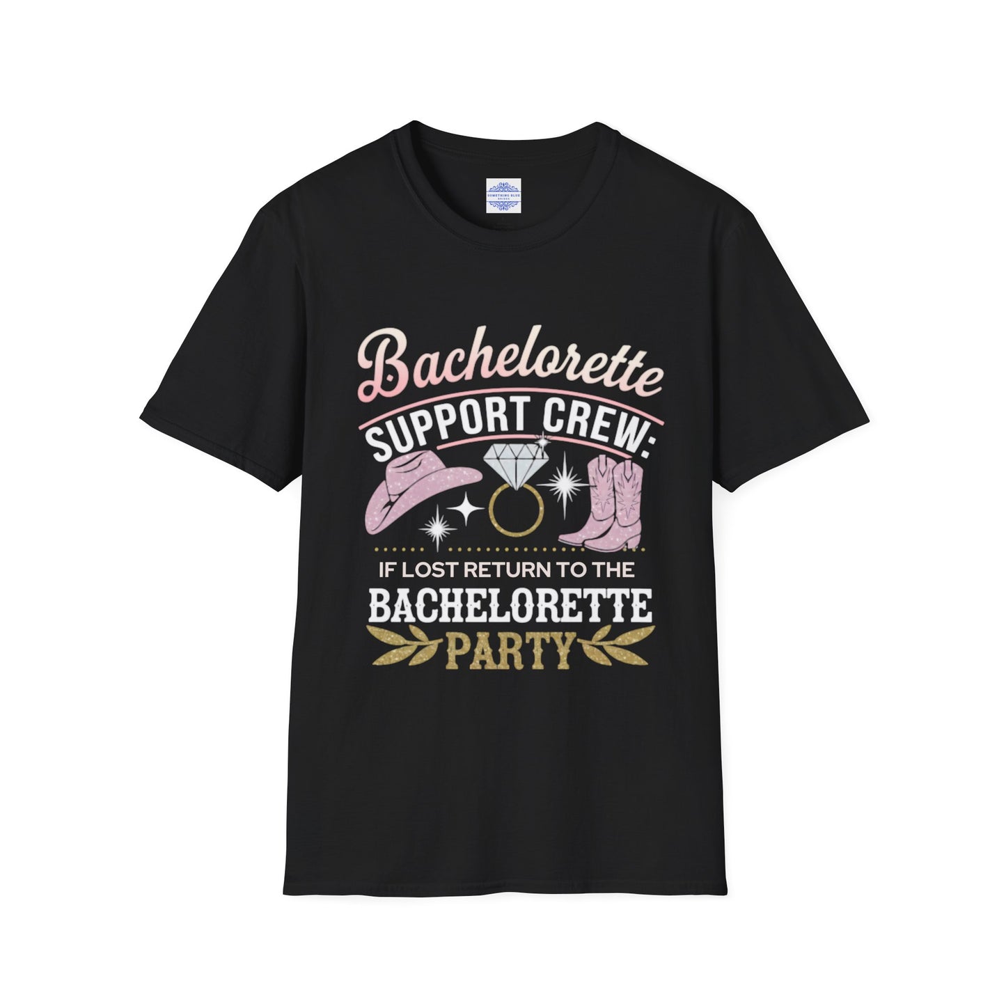 BACHELORETTE SUPPORT CREW HENS PARTY T-SHIRT