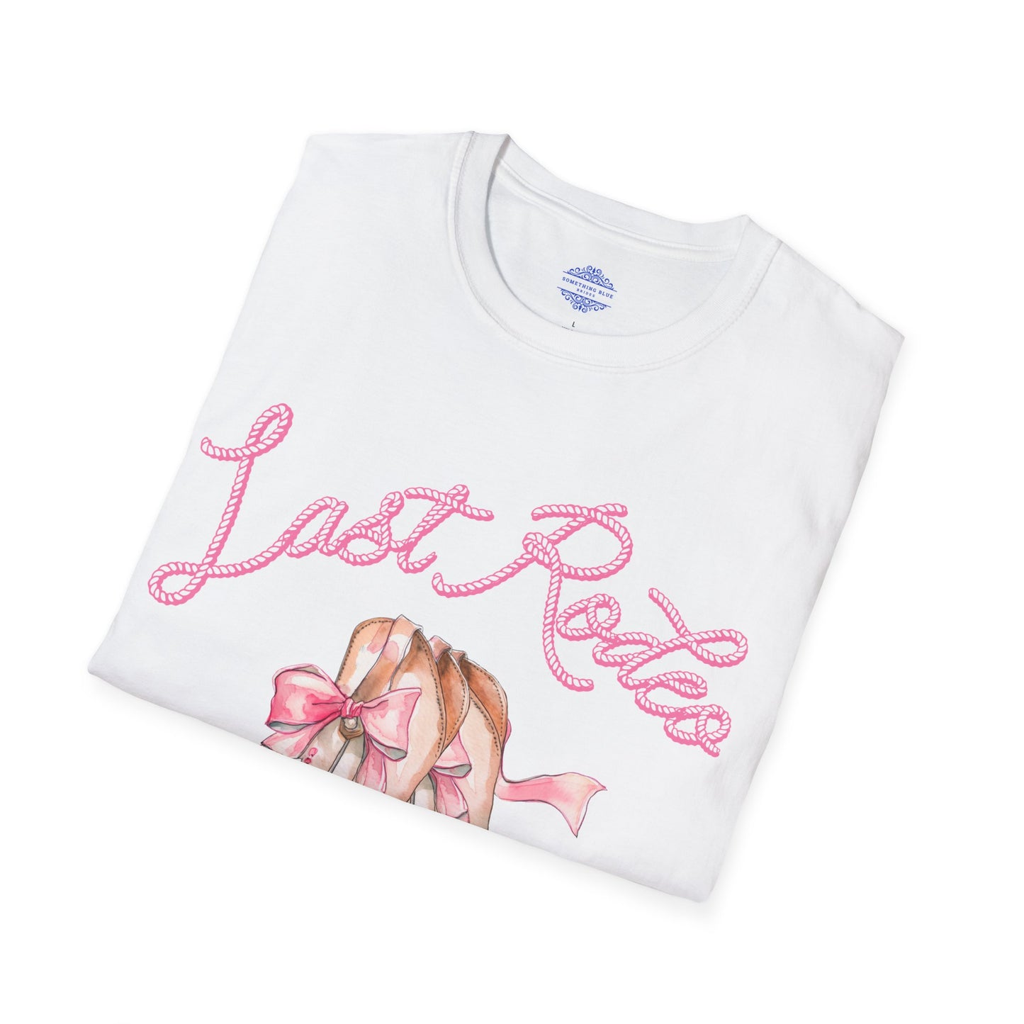 BRIDE LAST RODEO IN PINK T-SHIRT