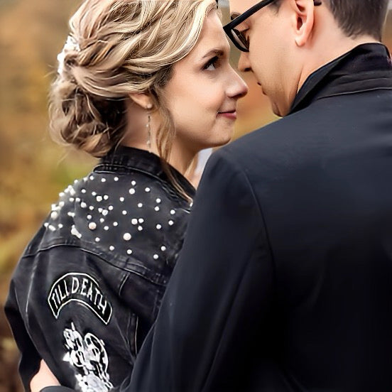 TILL DEATH DO US PART JACKET IN BLACK