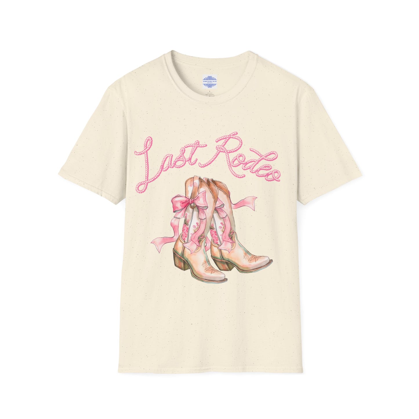 BRIDE LAST RODEO IN PINK T-SHIRT