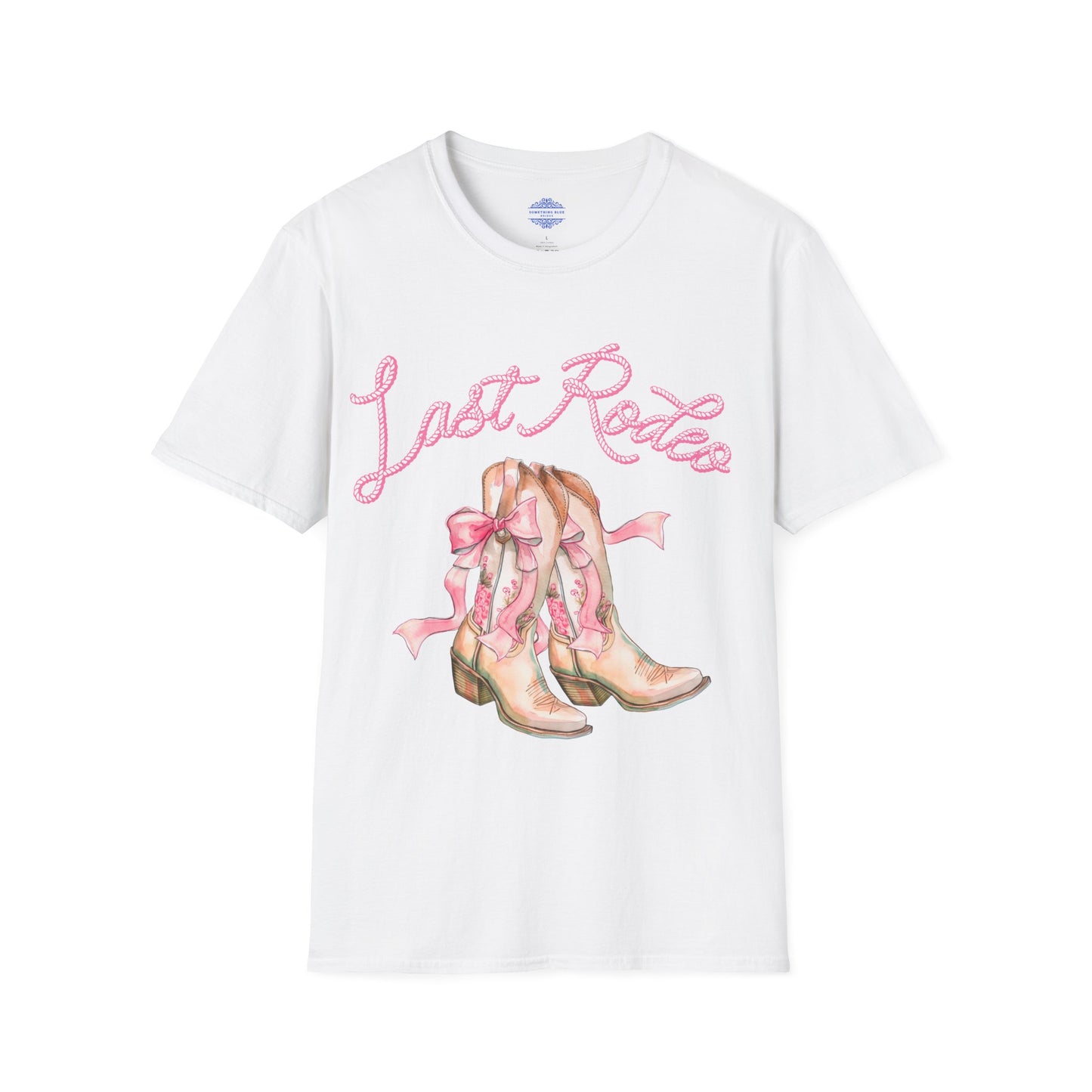 BRIDE LAST RODEO IN PINK T-SHIRT