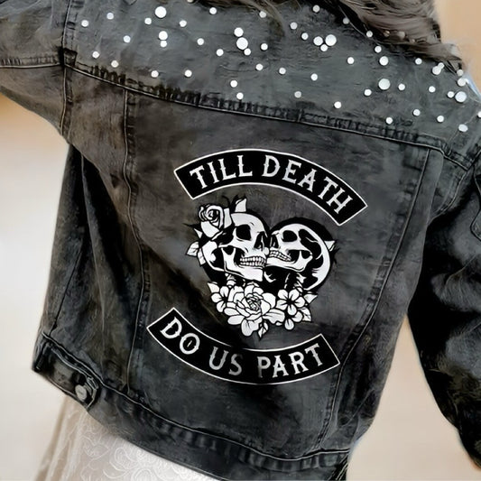 TILL DEATH DO US PART JACKET IN BLACK