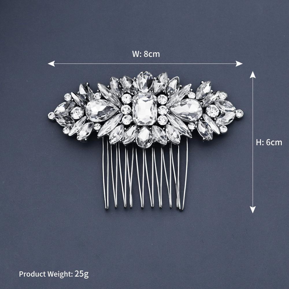 CILLA CRYSTAL HAIR COMB