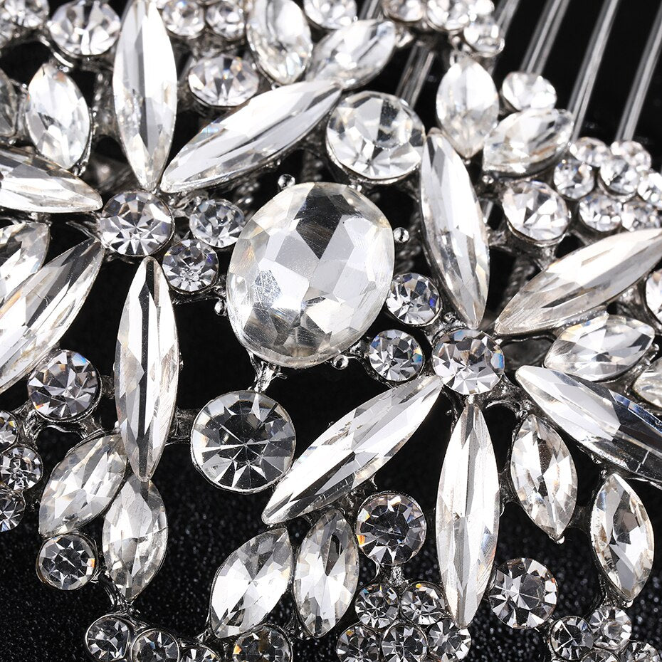JASMINE CRYSTAL HAIR COMB