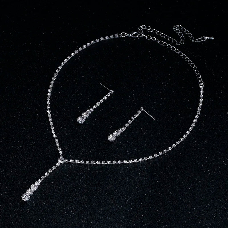 TIFFANY SILVER 3-PIECE DELUXE CRYSTAL SET