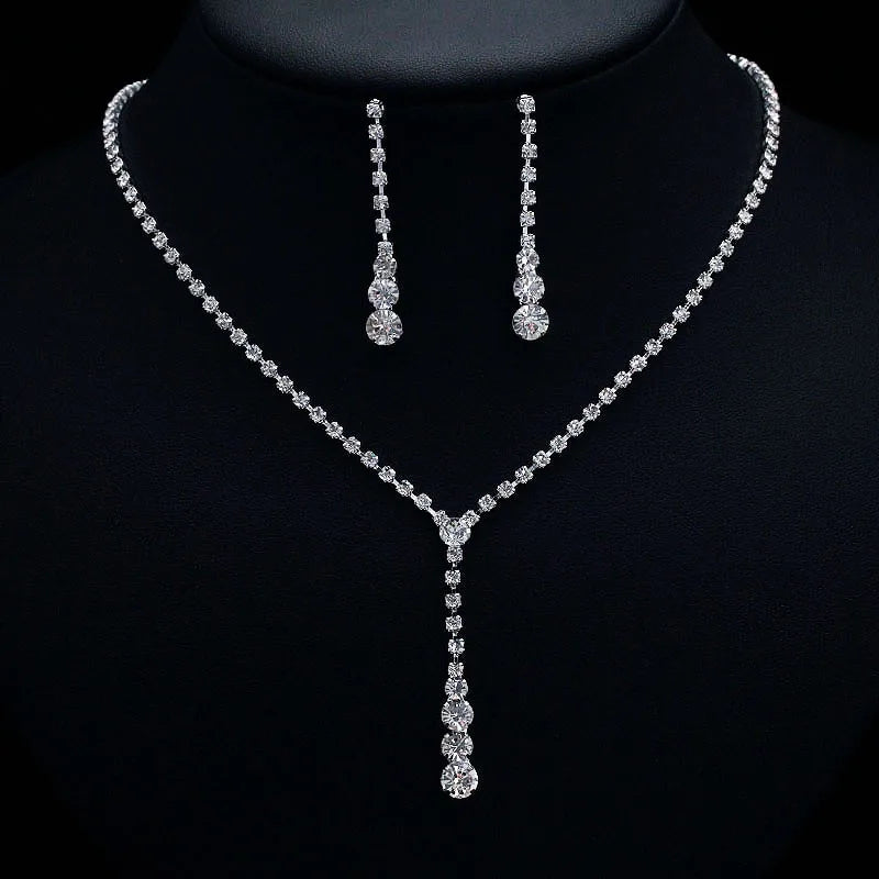 TIFFANY SILVER 3-PIECE DELUXE CRYSTAL SET