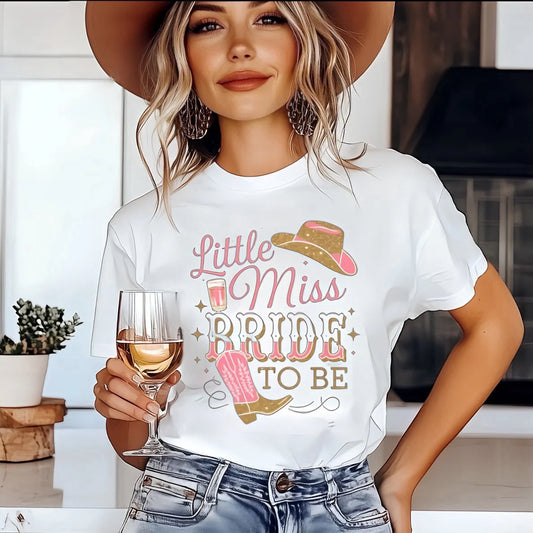 LITTLE MISS BRIDE TO BE T-SHIRT