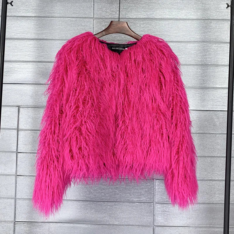GIGI SHAGGY OVERSIZED JACKET IN 8 COLOURS