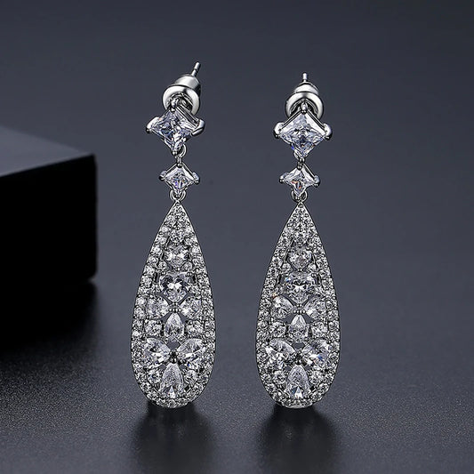 SIA LUXURY SIMULATED DIAMOND EARRINGS