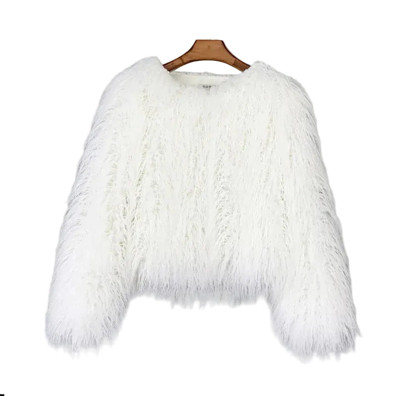 GIGI MONGOLIAN FAUX FUR JACKET IN 8 COLOURS
