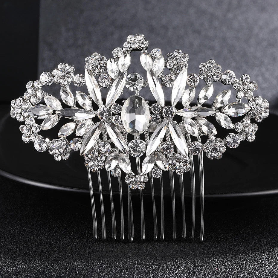 JASMINE CRYSTAL HAIR COMB