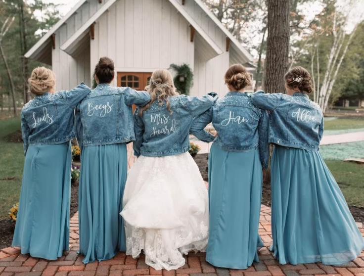 PEARL BRIDESMAID DENIM JACKET