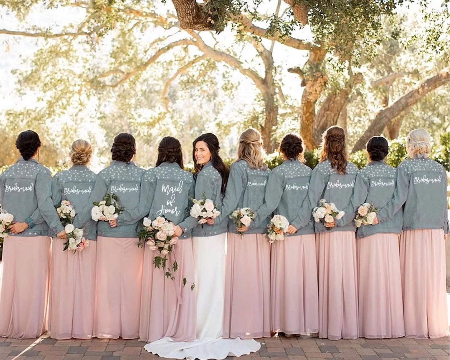 PEARL BRIDESMAID DENIM JACKET